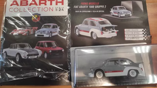 Fiat Abarth 1000 Gruppo 2 1970 1:24 in METALLO die cast