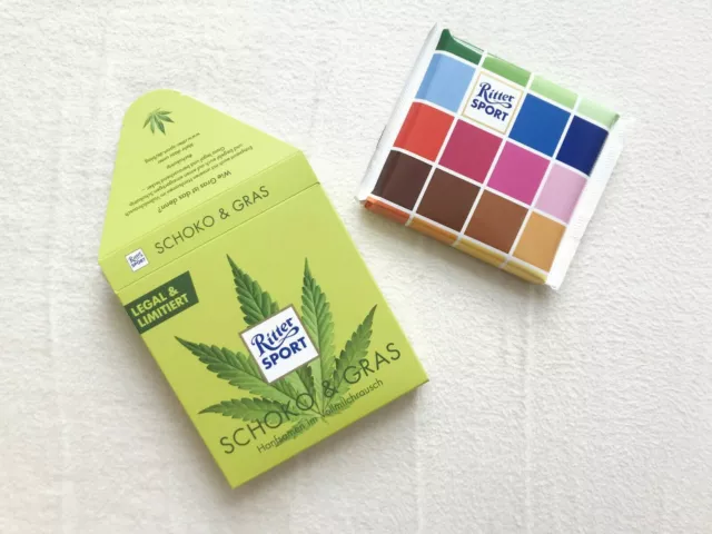 Ritter Sport Schoko und Gras -  Limitierte Edition! Ausverkauft & Rare!