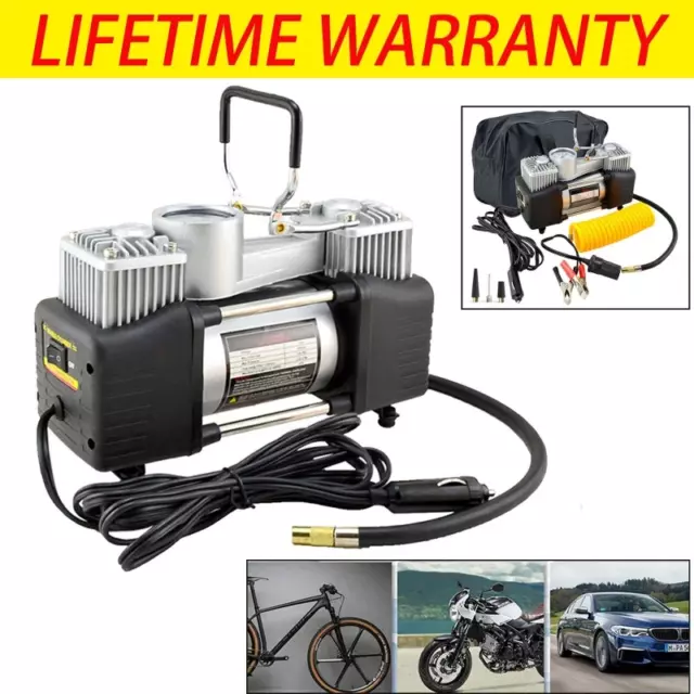 Heavy Duty 12V Electric Car Tyre Inflator 150PSI Portable Air Compressor Pump