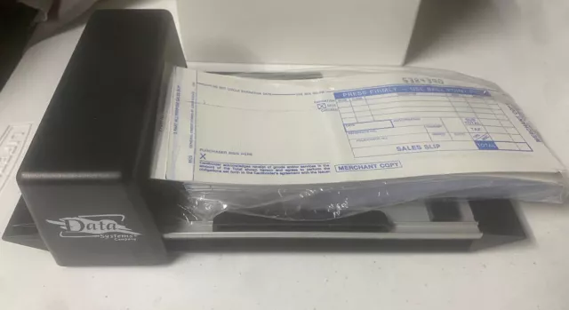 Data Systems Company Manuel Credit Card System & 100 Receipts
