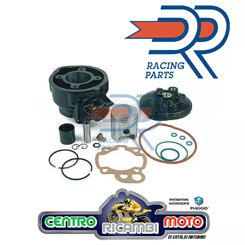 GRUPPO TERMICO CILINDRO MAGGIORATO GHISA DR 75 CC PER CH Husquarna WR 50 2T