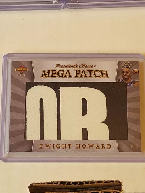 Dwight Howard 1/1 Game Used Shooting Shirt Mega Patch Presidents Choice Update