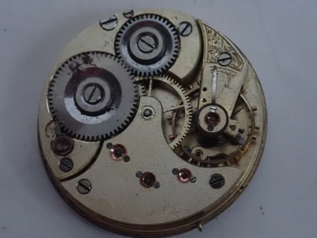 Mouvement Ancien De Montre De Gousset à Réviser - Pour Pièces Ou Restauration - Occasion