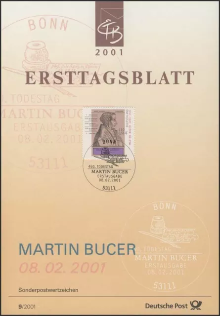 ETB 09/2001 Martin Bucer, Reformator