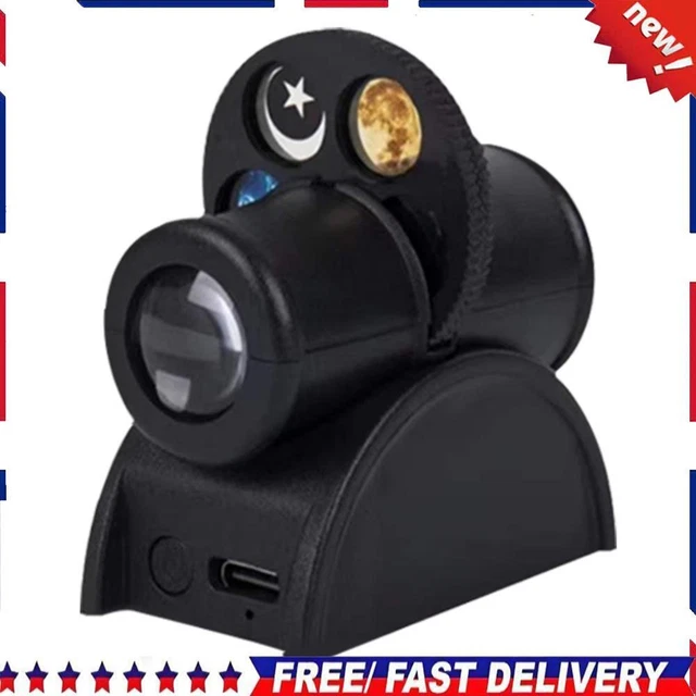 EARTH MOON PROJECTION Lamp Black Star Projector Creative