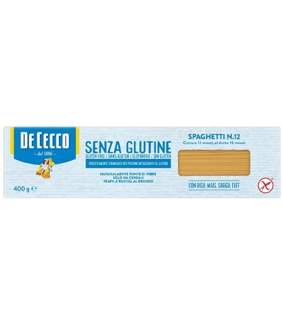 De Cecco Spaghetti N.12 Senza Glutine Gr.400