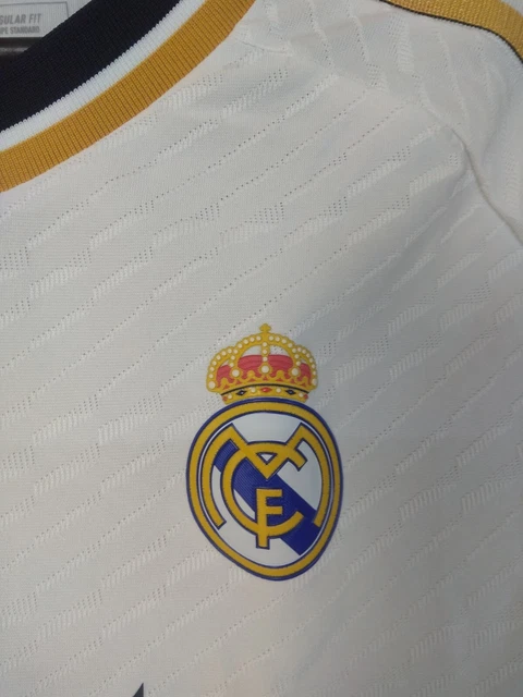 Maglietta Real Madrid Seconda Stagione 24/25 – Replica Ufficiale Con Nome MBAPPE, Adulto, 100% Poliestere