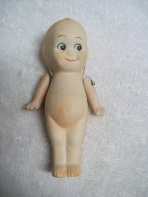 Antique 5" All Porcelain Bisque Kewpie Doll with Jointed Arms