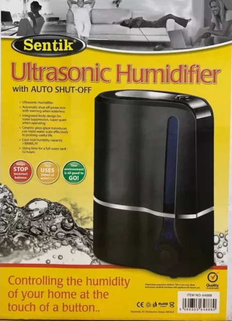 Sentik  3.8L Ultrasonic Humidifier Aroma Diffuser - Compact Air Moisturiser 3