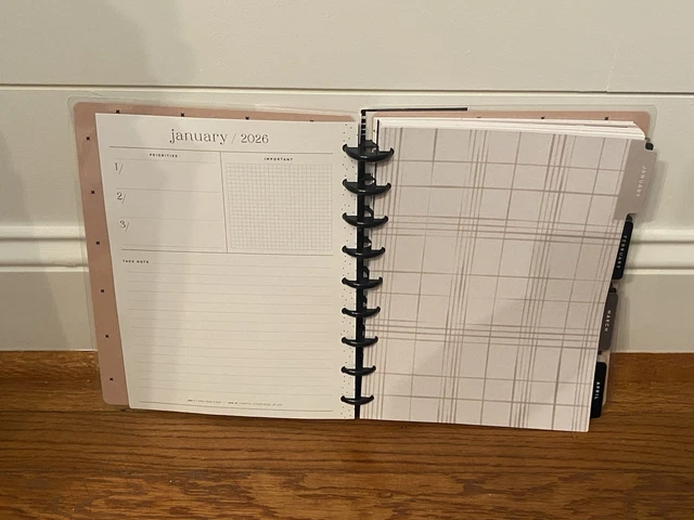 THE HAPPY PLANNER 2026 Classic Vertical Layout Planner New Year