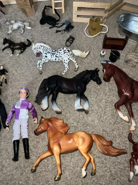 Rare Lot ALL Breyer Traditional Classic Stablemates Dolls Accessories Horse Foal 3