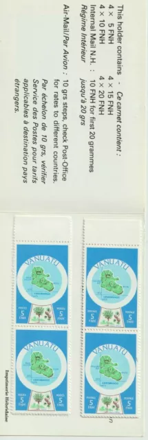 Vanuatu 1980 Stamp Booklet (French) - 200 FNH - Excellent Condition 3