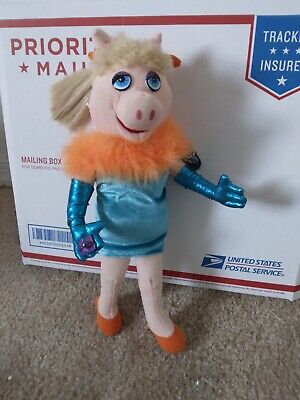 Vintage Jim Henson TM Miss Piggy Stuffed Plush Muppet's Doll Dress-Up Toy Nanco