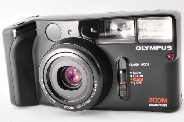 [Para repuestos] Cámara fotográfica Olympus AZ-1 con zoom negra 35-70 mm apuntar y disparar 35 mm JAPÓN