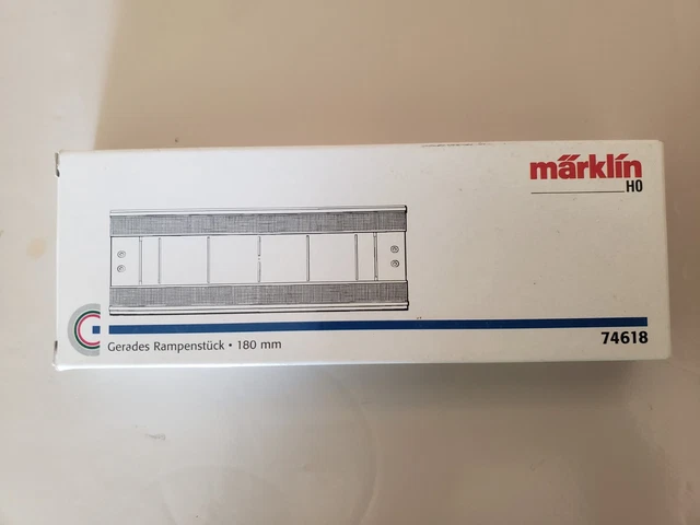MÄRKLIN 74618 PIÈCE de Rampe 180 MM Droit pour Voie C Échelle H0 dans ...