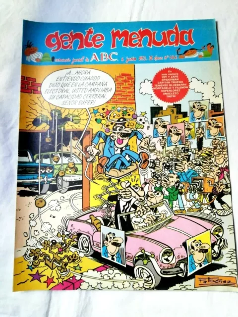 Gente Menuda186 ABC Tintin, superlopez, Zipi Y Zape, Spidermam Capitan Trueno