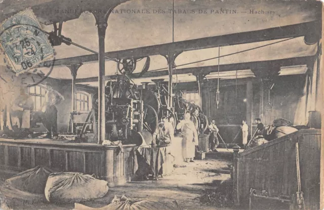 Cpa 93 National Puppet Tobacco Manufacture / Choppers