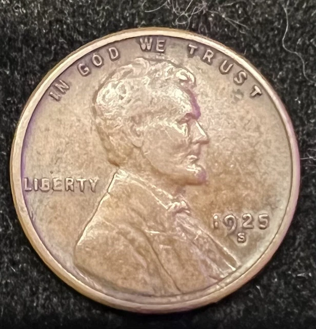 1925 S Fine Lincoln Wheat Cent Twenties LC21