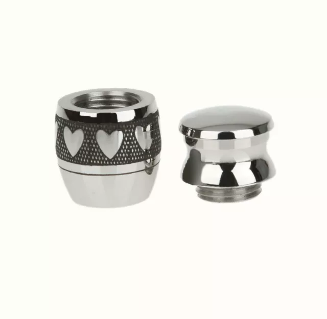 Love Heart Keepsake Cremation Ashes Urn Funeral Container Jar Mini Small