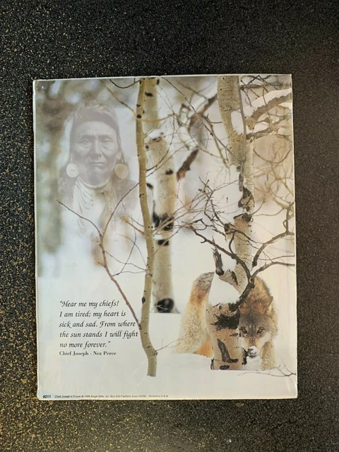 1995- Angel Gifts Inc. - Chief Joseph's Prayer - Sealed Print - 8x10 - Item#1335