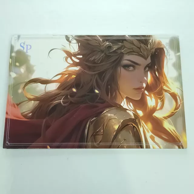 Leona League Legends Waifu Card Phantom 8" x 5.5" Art Print Sp-026 A5 Size