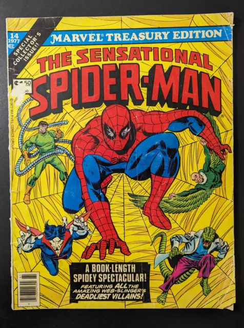 Marvel Comics 1977: Marvel Treasury Edition #14 - The Sensational Spider-Man