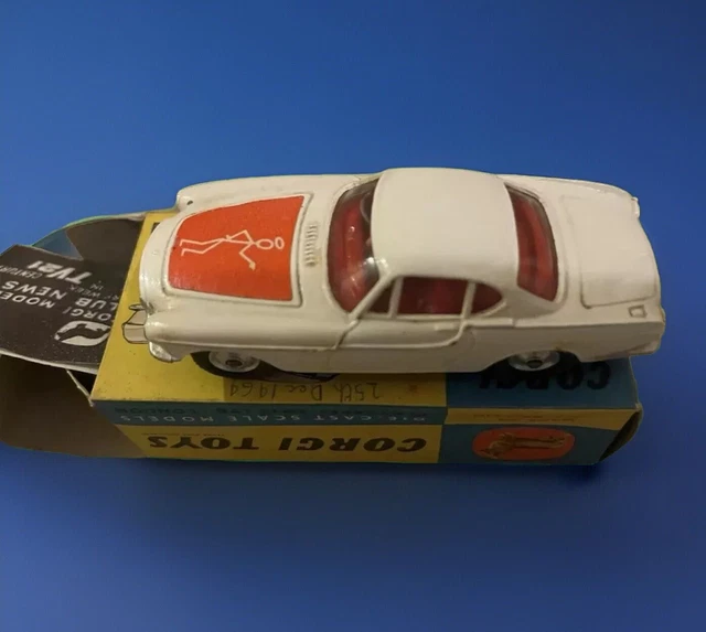 Volvo P1800 car as driven by Roger Moore in the 'Saint' TV Series Stock