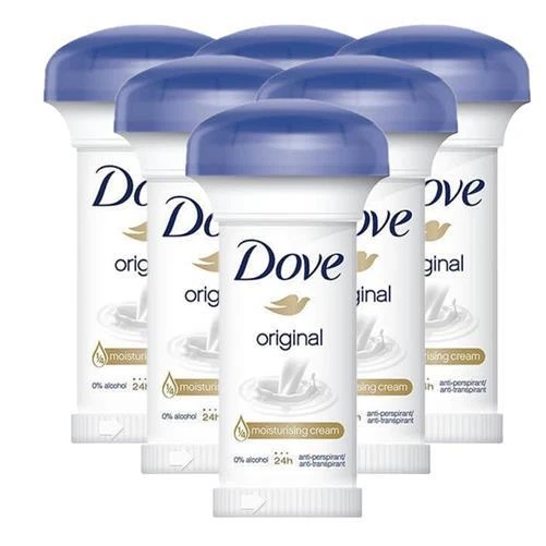 DOVE ORIGINAL CREAM Deodorant Antiperspirant Clean Fresh Scent Value