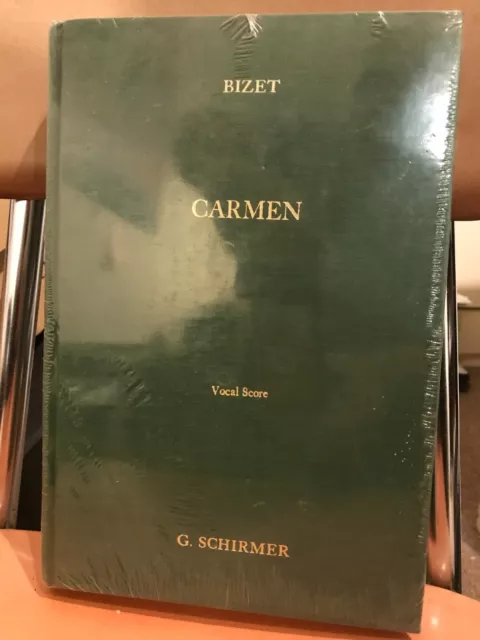 Georges Bizet Opera Carmen Schirmer Vocal Score Sheet Music Book 1958 4 Acts
