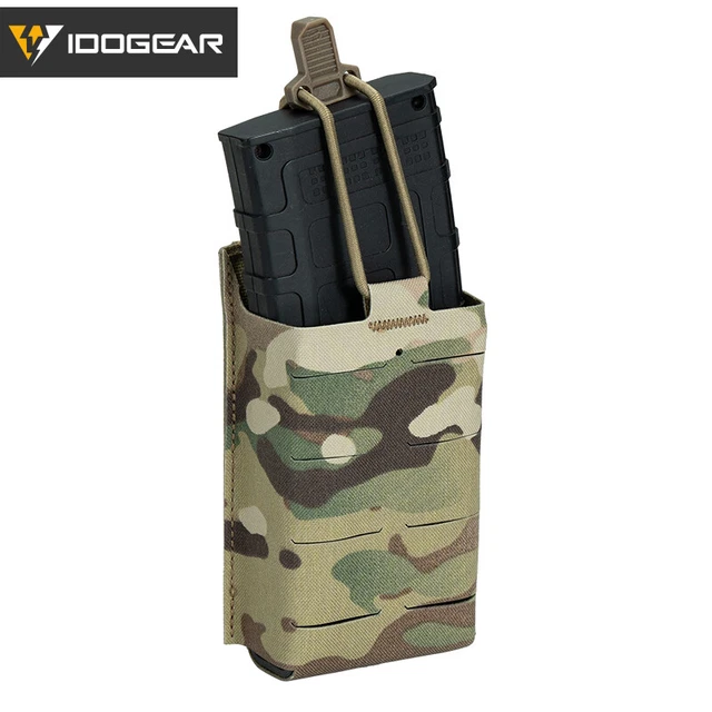 IDOGEAR Pochette à fermeture éclair à insertion tactique pochette mag 5