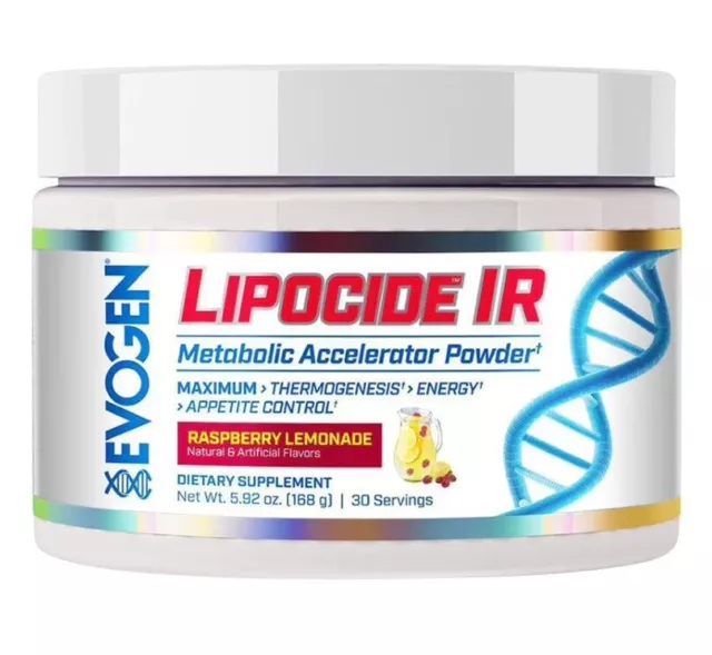 Evogen Lipocide Ir , Framboise Limonade - 168g