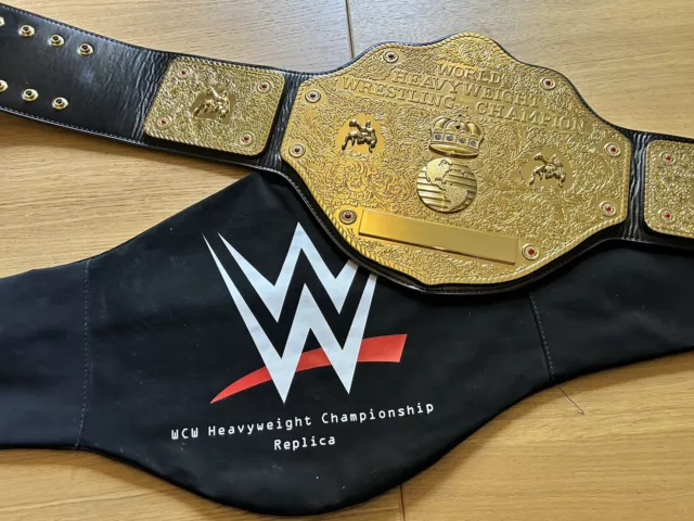 WWE Shop Official WCW World Heavyweight Championship Title Belt - Big Gold