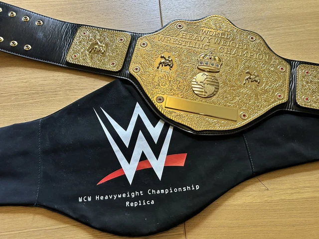 WWE Shop Official WCW World Heavyweight Championship Title Belt - Big Gold