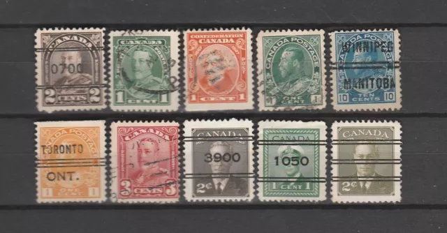 Canada - Rois Et Princes - Lot De Timbres Oblitérés Du Canada