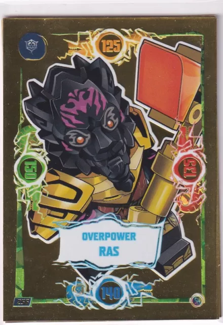 Lego ninjago Serie 9 TCG Mappa No. 256 Overpower Ras Oro Mappa