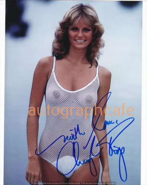 CHERYL TIEGS 10 x 8 Inch Autogrpahed Photo - High Quality Copy Of Original (b)