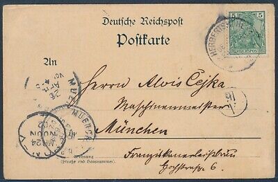 DNG Reichspost EF AK Gruss Bismarck-Archipel 1902 Herbertshöhe Attest (S21181) 2