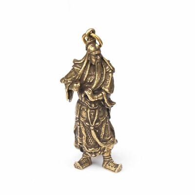 China Retro bronze Small Ornament statue amulet Collection guanyu Pendant