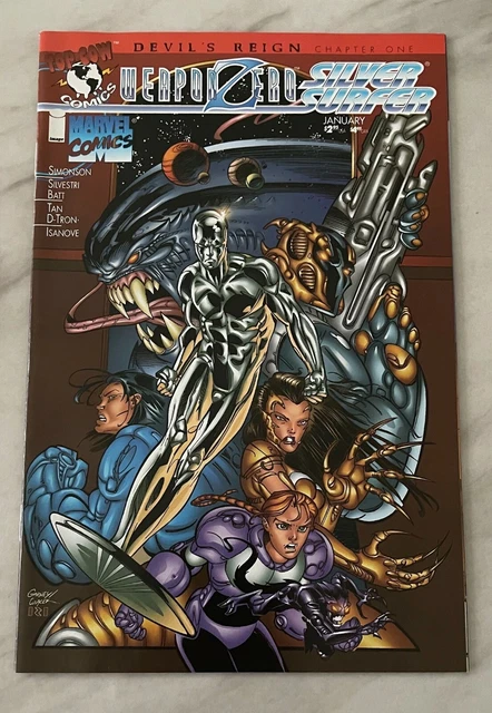 Weapon Zero Silver Surfer #1 Devil's Reign Top Cow Image Marvel 1996