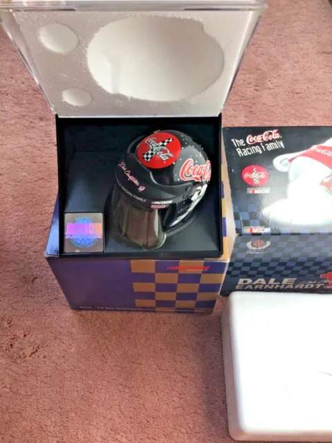 Dale Earnhardt Jr. 1:4 Scale Coca-Cola Nascar Racing Helmet Mint In Display Case