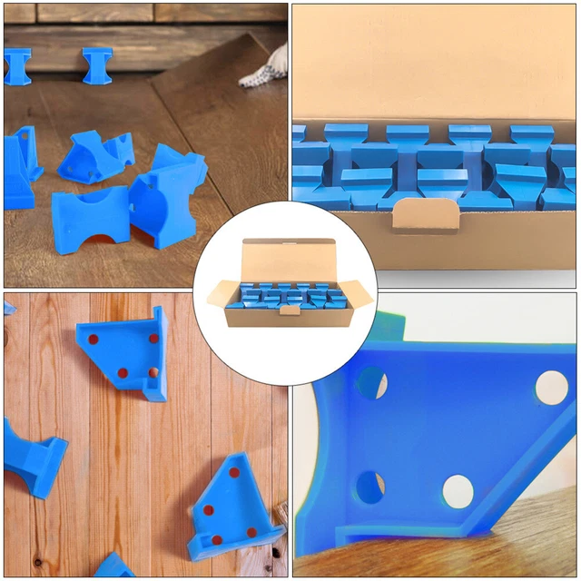 Kit d'installation de parquet stratifié avec bloc de taraudage, barre de traction, maillet et 20 entretoises (A