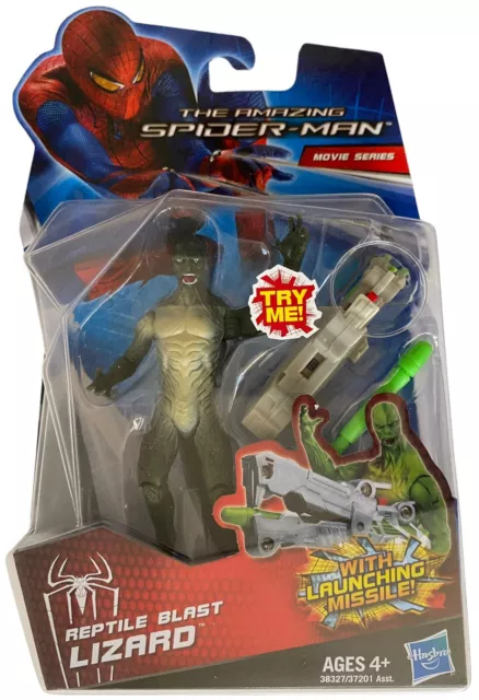 Amazing Spider-Man Movie Reptile Blast Lizard 3 3/4" Figure NEW 2011 No Way Home