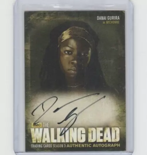 Walking Dead Season 3 Pt 1 Danai Gurira/Michonne Autograph Card #A8