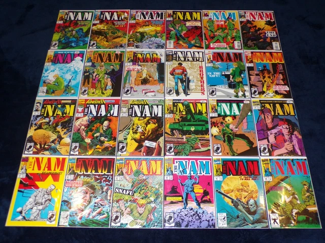 The Nam 1 - 84 Complete Series Golde Marvel Comics 1986 Punisher Vietnam War Lot 3