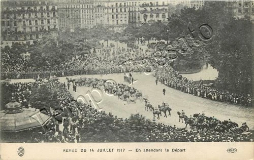 Francia - Parigi, parata militare del 14 luglio (partenza) - 1917