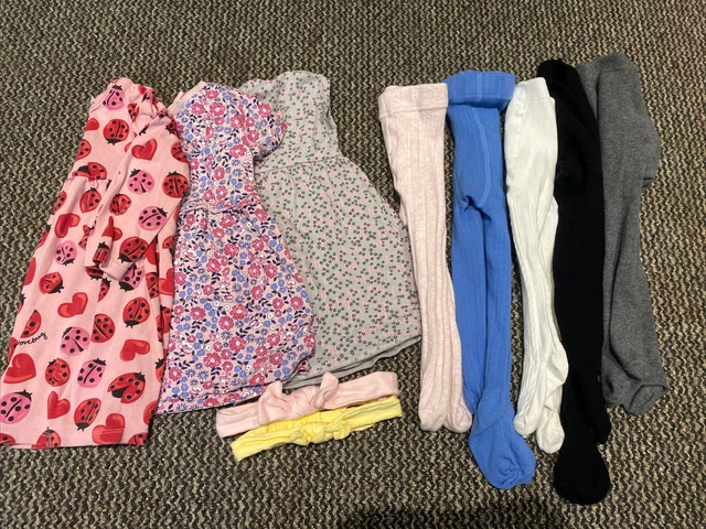 Baby Girls Age 9-12 Months Dress Outfit Bundle 10 Pieces