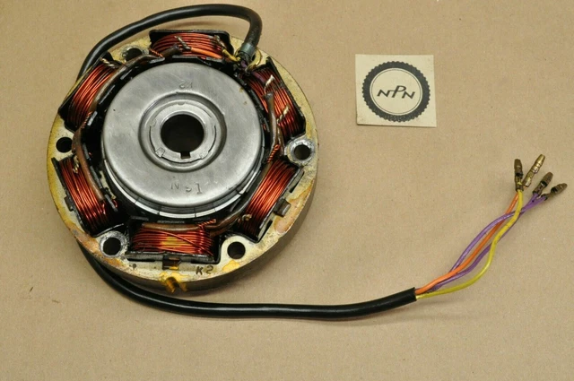 ROYAL ENFIELD STATOR Magneto Bullet 500 90's-00's Rotor Flywheel ...