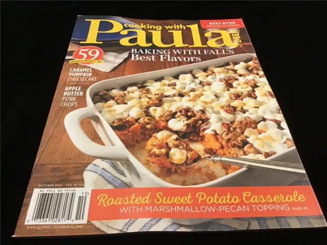 COOKING WITH PAULA Deen Magazine October 2022 Roasted Sweet Potato ...