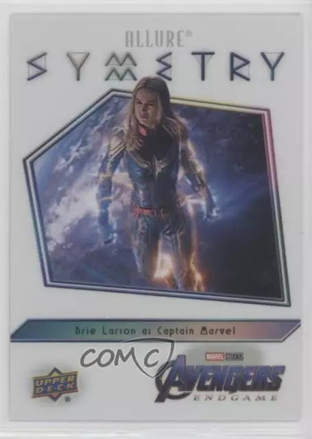 2022 Upper Deck Marvel Allure Symmetry White Brie Larson Captain as #1 02ro