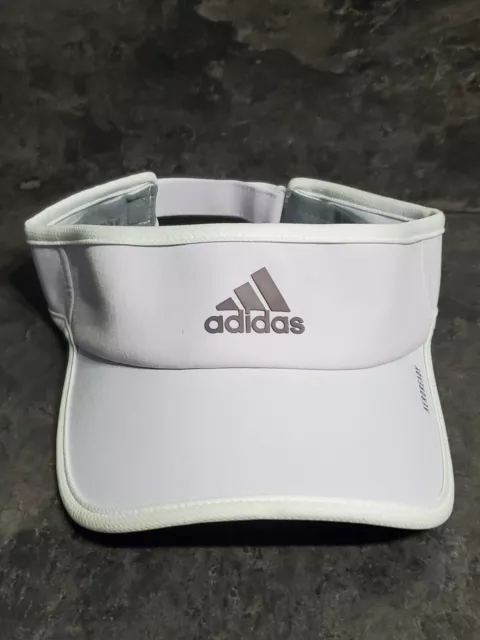 Adidas Womens Superlite Performance Visor PURPLE TINT Adjustable aeroready *flaw